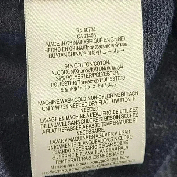 BCBGMaxazria Striped Fringe Long Sleeve Knit Sweater Shift Dress S - Picture 8 of 9